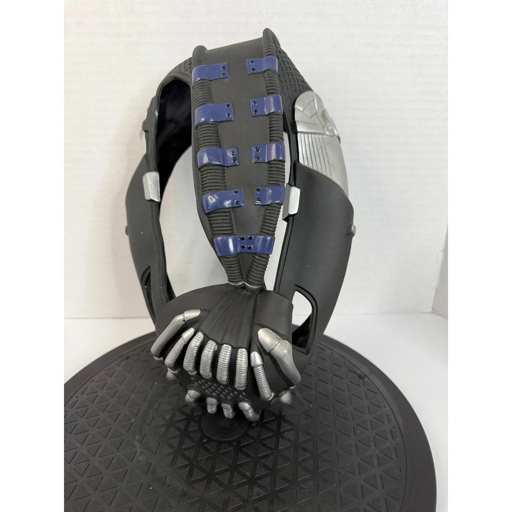 Bane Mask Batman The Dark Knight Rises Adult Cosplay Costume Black Silver Blue